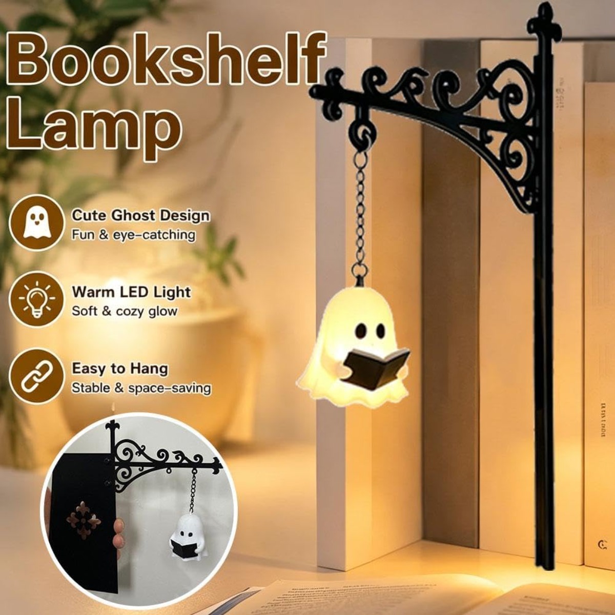 Laptop Accessories Light - Винтажный библиотечный фонарь, мини-лампа для книжной