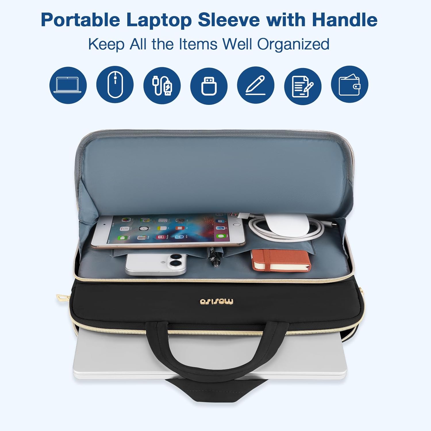 Чехол для ноутбука MOSISO, 16- – обзор и цена Laptop Accessories Travel Case