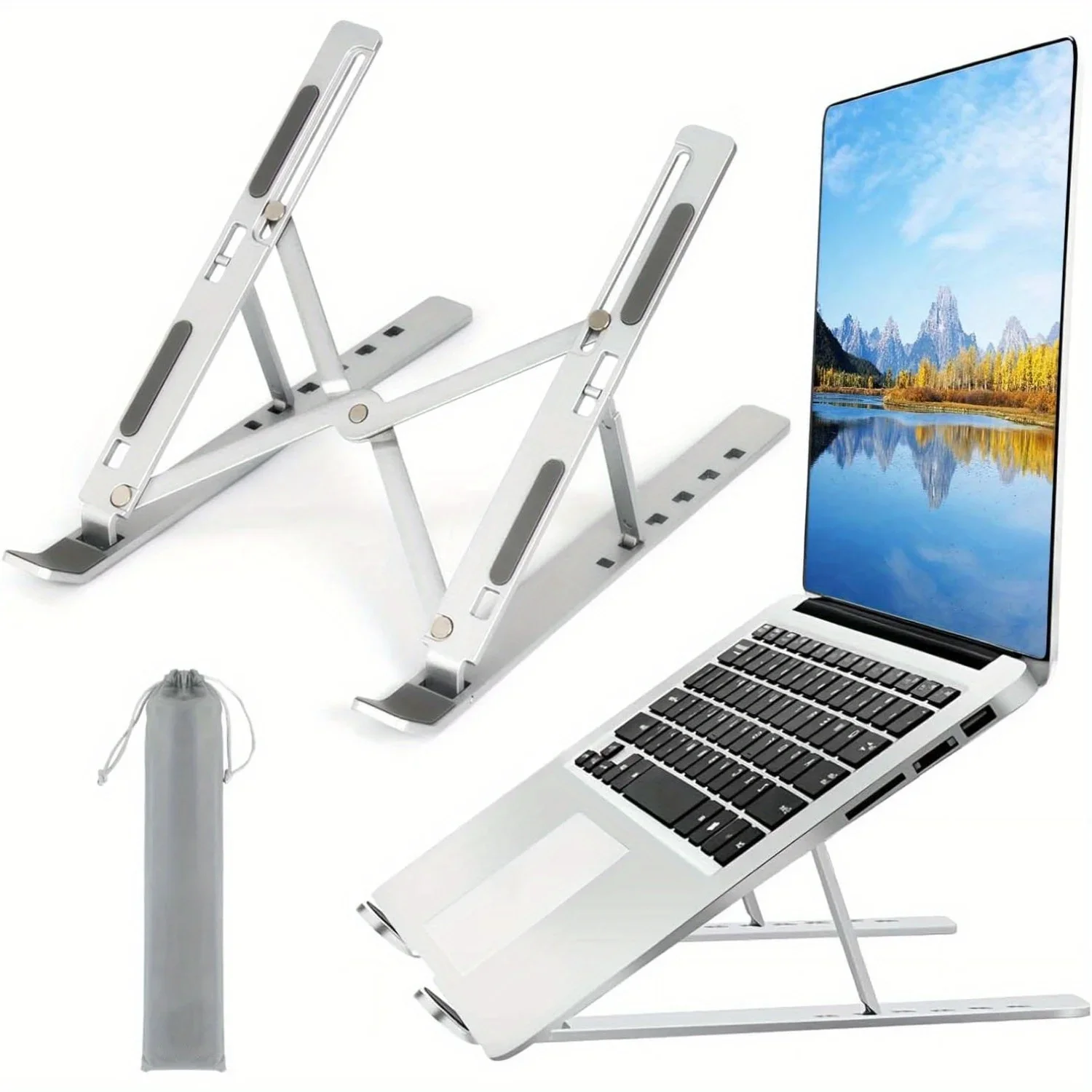 Складная алюминиевая подставка – обзор и цена Laptop Stand Riser