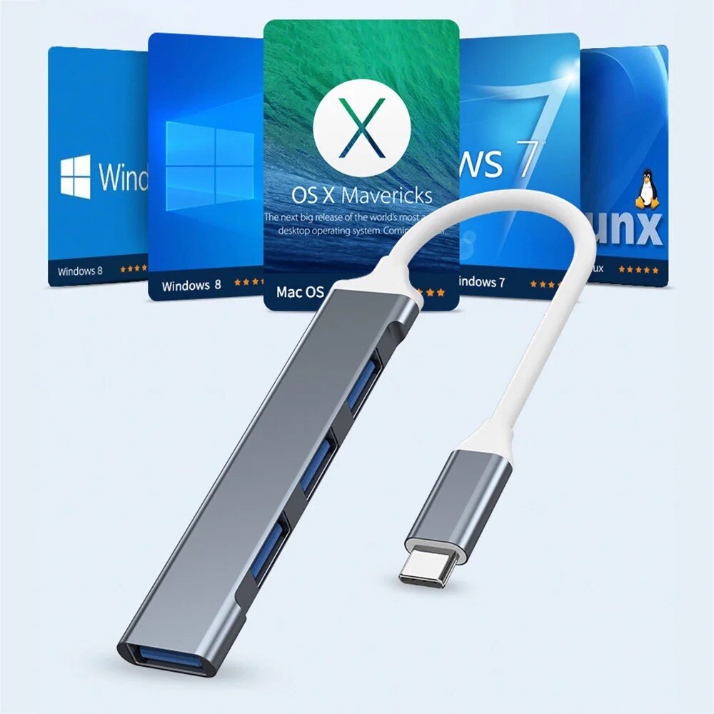 4-портовый USB 3.0 хаб-разветв – обзор и цена Xiaomi Laptop Accessories