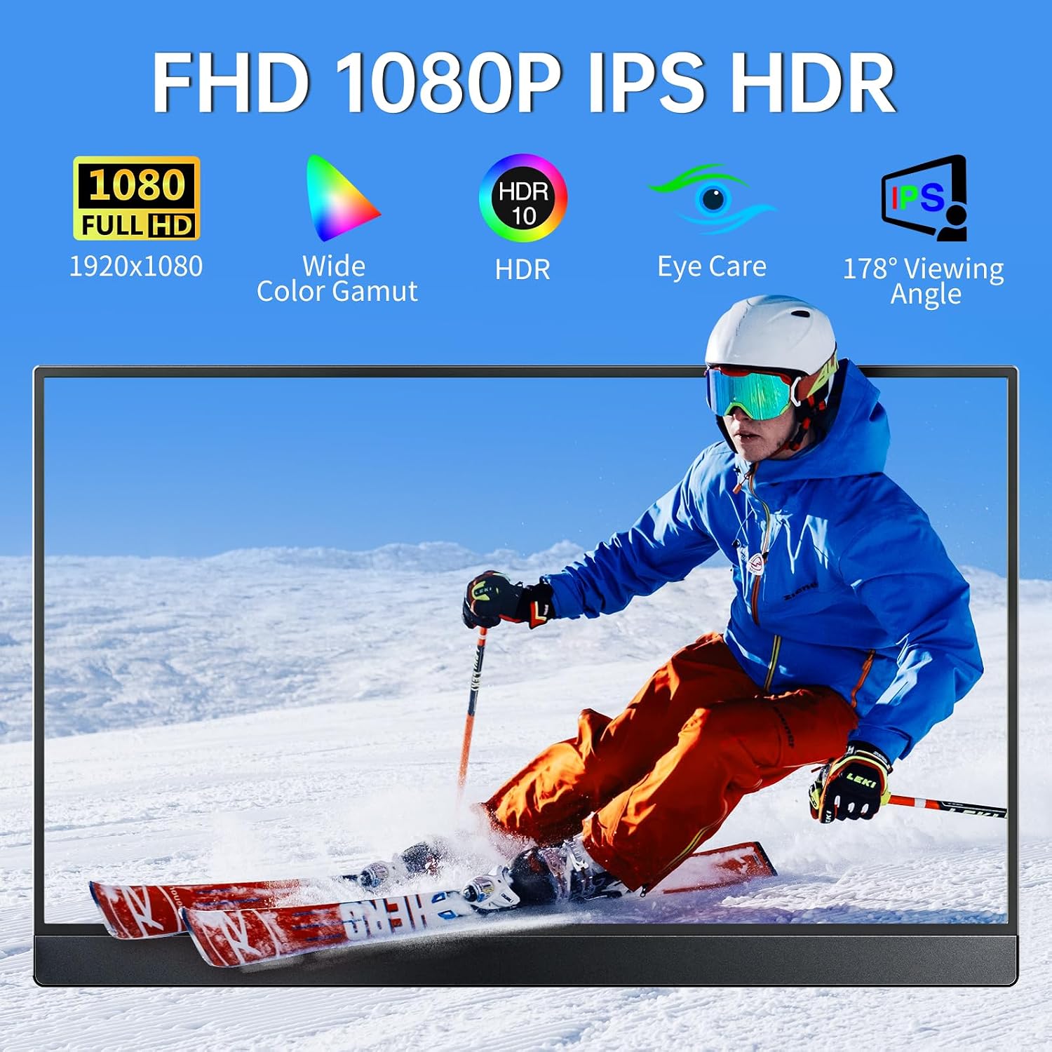 15,6-дюймовый портативный мони – обзор и цена Monitor Portable Usb