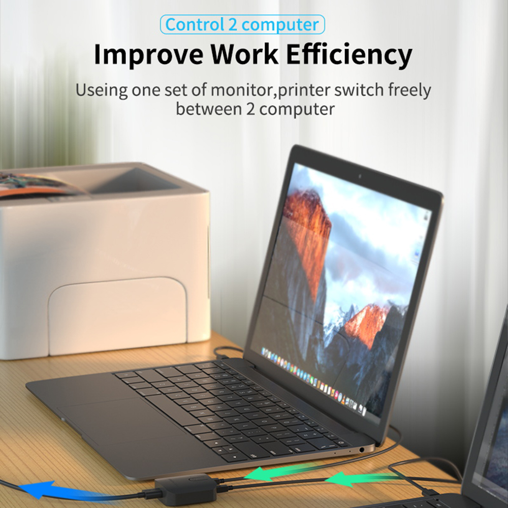 KVM-переключатель 2X1, селекто – обзор и цена Monitor Portable Usb