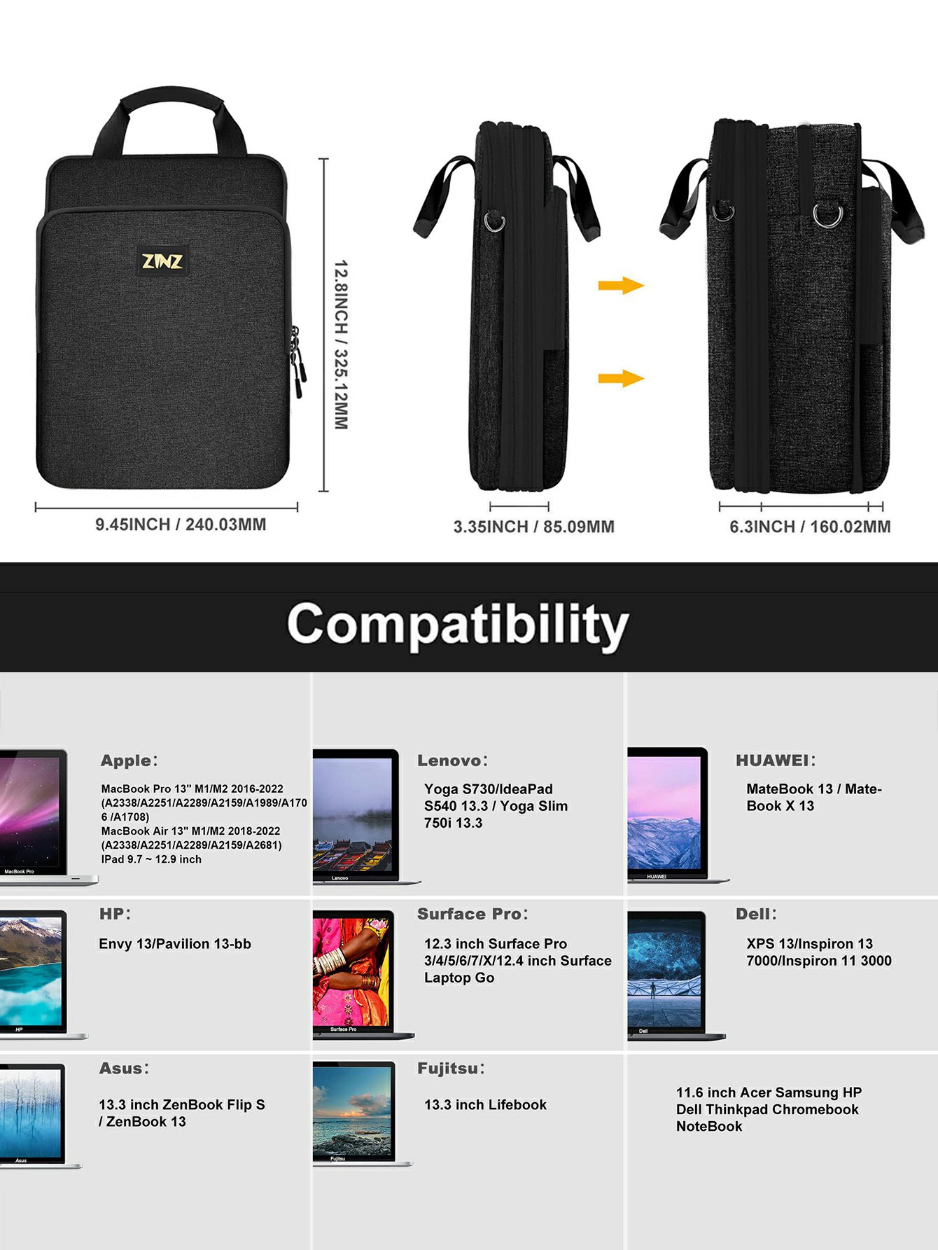 Наплечная Сумка для ноутбука 1 – обзор и цена Laptop Accessories Travel Case