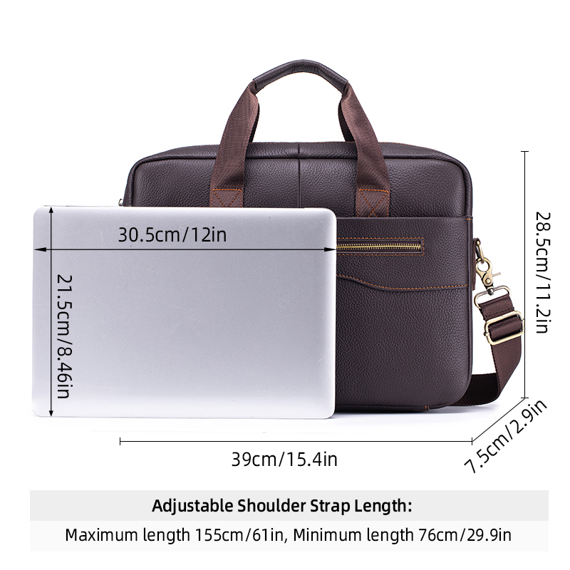 Мужской винтажный портфель из  – обзор и цена Laptop Accessories Travel Case