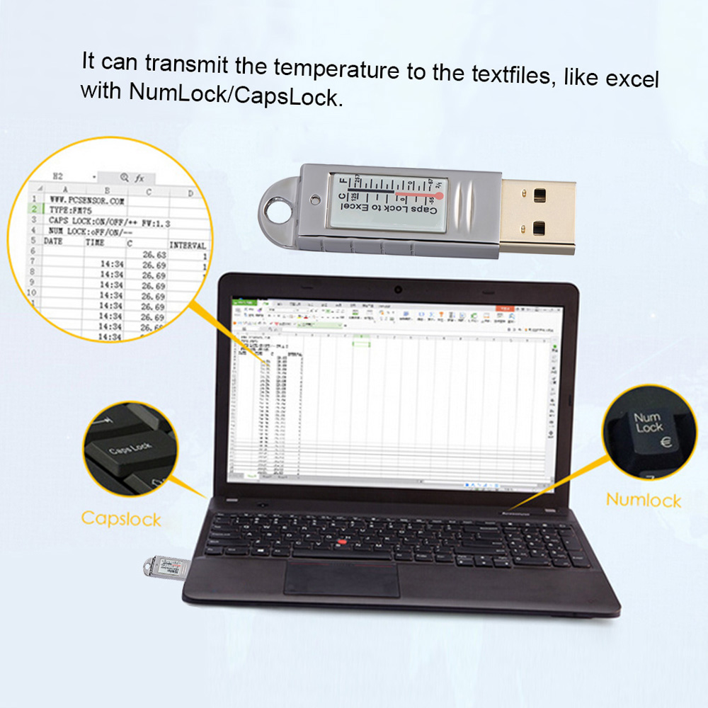 USB-термометр-гигрометр PCsens – обзор и цена Monitor Portable Usb